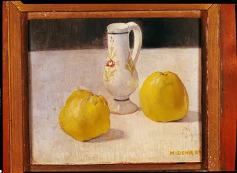 Asetelma omenoiden kanssa, 1889